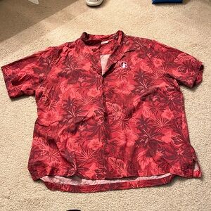 Men's Tommy Bahama Stanford University Hawaiian shirt